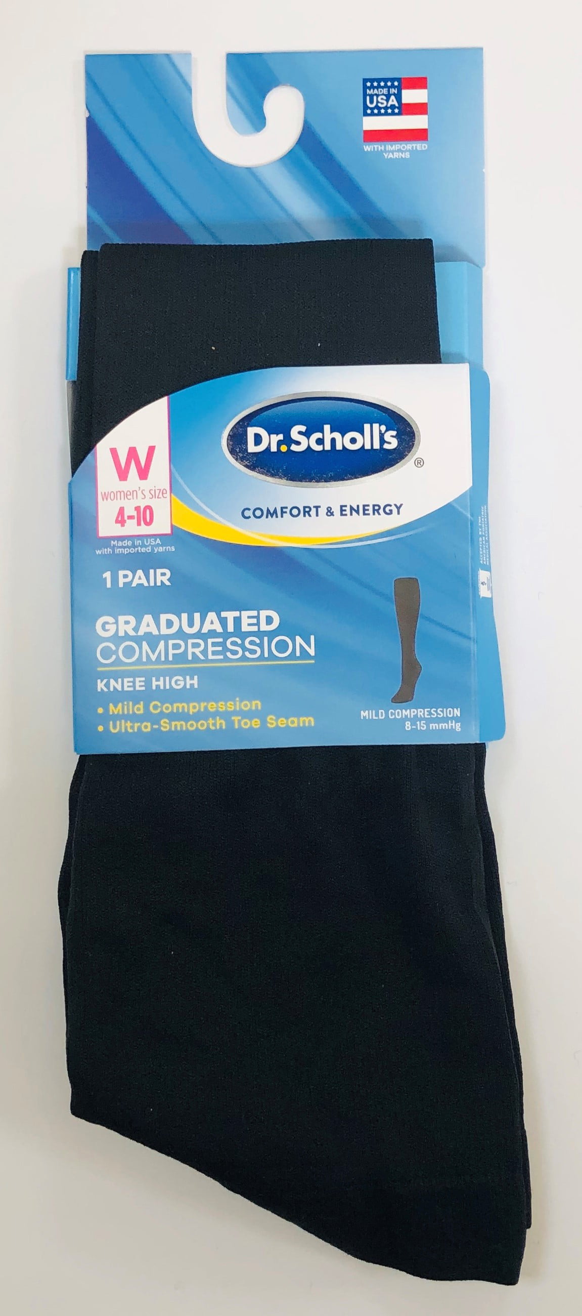 Dr. Scholl's - Dr. Scholl's Solid Opaque Compression Knee High Socks 1 ...