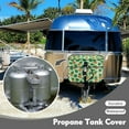 thumbnail image 5 of Jeiento Pineapple Palm Leaves Print RV Propane Tank Cover Fits for Double 40lb Propane Tank Cover for Camper Trailer,All Weather Protection, 5 of 7