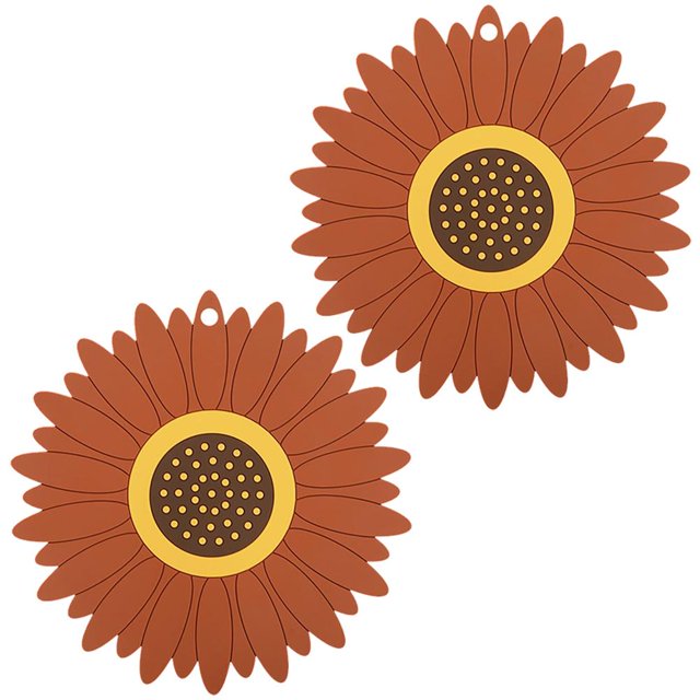Al Calor, 2 Uds., Soporte Para Olla Caliente De Girasol, Almohadillas Aislantes Para Mesa Y Encimera Advancent HA040486-02