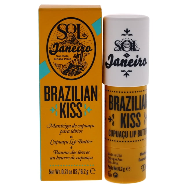 Brazilian Kiss Cupuacu Lip Butter by Sol de Janeiro for Unisex 0.21