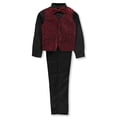 thumbnail image 2 of Kids World Boys' 4-Piece Vest Suit Color: burgundy Size: 18, 2 of 3