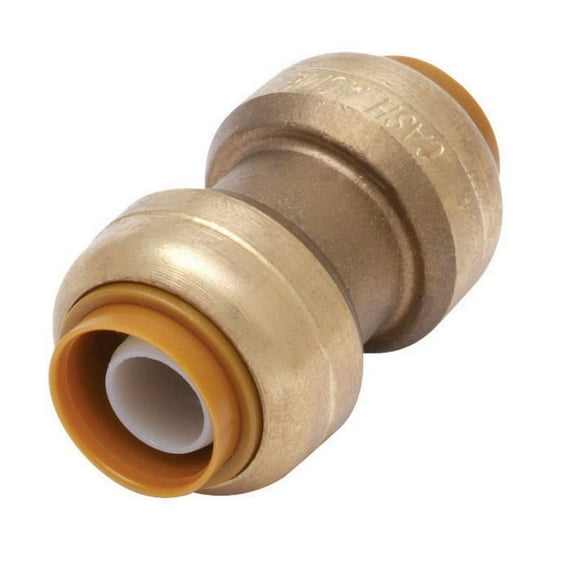 SharkBite 3/4 in. Push x 3/4 in. Dia. Push Brass Coupling