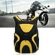 thumbnail image 5 of Bolsa impermeable para casco de motocicleta, paquete multifuncional de tela Oxford, color negro y amarillo, 5 of 12