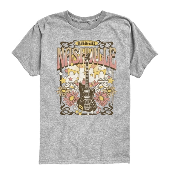 Instant Message - Nashville Music Poster Boys' Short Sleeve Graphic T-Shirt