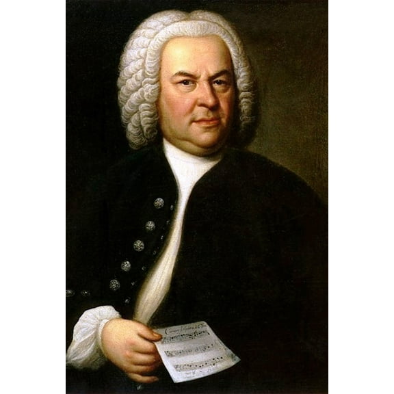 24x36 gallery poster, Johann Sebastian Bach