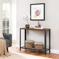 thumbnail image 5 of Vasagle Console Table Metal Frame for Entryway Living Room, Rustic Brown", 5 of 10
