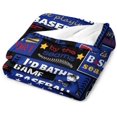 thumbnail image 3 of LHSHID Basketball Baseball Blanket Flannel Soft and Comfortable Anti static Bed Sofa Blanket 40x50in, 3 of 6