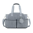 thumbnail image 1 of Lipstore Mummy Changing Bag Diaper Bag Tote Multipurpose Mom Gift Waterproof Essentials Storage Handbag for Outdoor Trip Outgoing Blue, 1 of 8