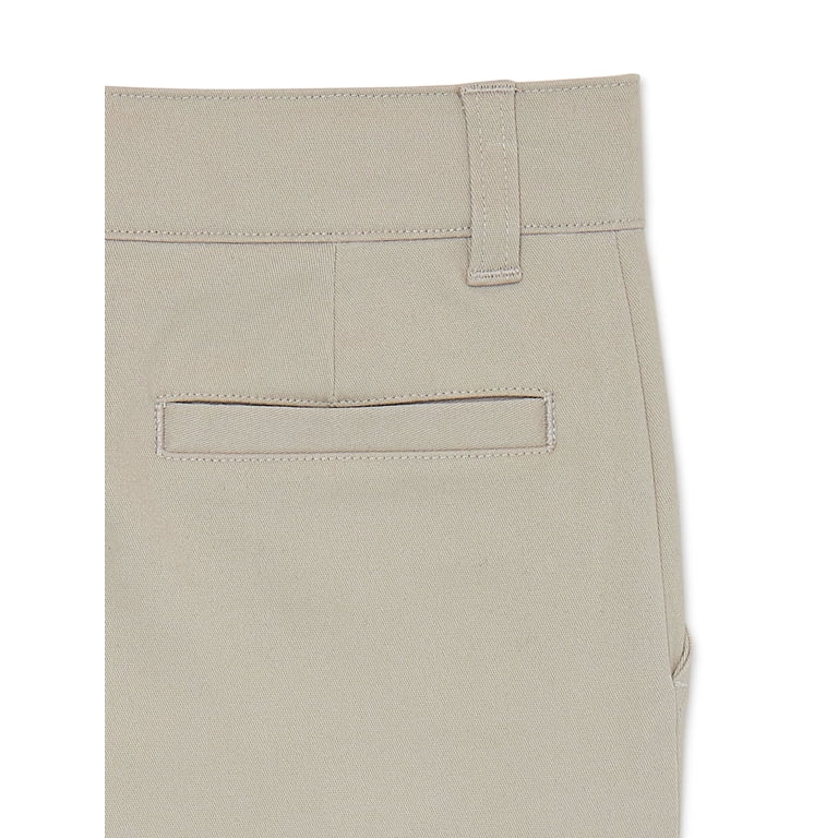 Wonder Nation Boys School Uniform Flat Front Pants photo 2