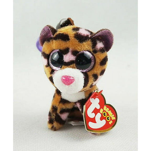 NEW TY Beanie Boos Patches The Leopard Key Clip