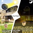 thumbnail image 1 of Farol solar para jardín al aire libre, decoración de jardín IP65, farol solar de metal impermeable, lámpara de luz solar decorativa para exteriores para jardín, patio, césped, pasillo LingWen 8390614111790, 1 of 1