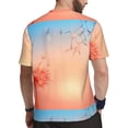 thumbnail image 2 of Rocae The Sunset of Dandelion for Men's Mesh Quick-Dry Short Sleeve Workout T-Shirt,Mens Crew Neck Tee Lightweight Soft Classic T Shirts 6X-Large, 2 of 9