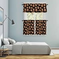 thumbnail image 5 of Halloween Pumpkins Kitchen Curtains Sets for Windows 36 Inch Length, Fall Scary Halloween Funny Rod Pocket Window Treatments Tier Curtains and Valances Set for Bedroom/Bathroom, 5 of 8