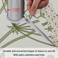 thumbnail image 6 of Coolnut 60" Wildflowers Round Tablecloth, Waterproof Spillproof Polyester Fabric Table Cover with Zipper Umbrella Hole for Outdoor Patio Garden Dining Party, 6 of 7