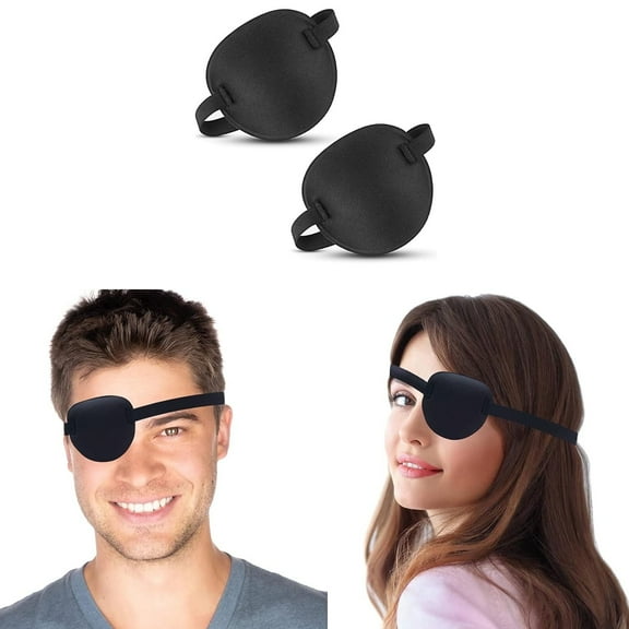 Sleep Mask 2 Pack Silk Eye Cover Soft Satin Blindfold Elastic Strap Night Eyeshade Travel Nap for Women Men