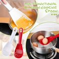 thumbnail image 2 of PFDDRW Kitchen Multifunctional Cooking Spoon Soup Skimmer Egg Separator Heat Resista, 2 of 8