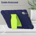 thumbnail image 5 of K-Lion for iPad 10.9" 10th Gen 2022 Hybrid Rugged Case with Built-in Hidden Kickstand Full Body Protection Shockproof Scratch-Resistant Durable Case for iPad 10th Gen,B, 5 of 9