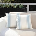 thumbnail image 3 of Outdoor Pillow Covers 20x20 Inch Set of 4 Light Blue Waterproof Modern Geometry Throw Pillows Outdoor Summer Waterproof Decor for Patio Funiture Garden Polyester Cushion Covers 013P20, 3 of 6