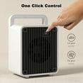 thumbnail image 3 of ZHENYEMEI Portable Space Heater, Small Heaters for Indoor, Mini Heater for Office Desk, 900W PTC Fast Heating, Quiet Heater Fan with Overheat Protection Dumping Shutdown for Bedroom, Office, Desk, 3 of 9