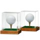 thumbnail image 1 of Expositor de pelotas de golf JupDec con base de madera acrílica de 8 x 8 x 9 cm, 1 of 6