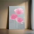 thumbnail image 5 of 1pc Pink Watercolor Flower Canvas Wall Art, framed Decor room hanging Wall Picture Decor for Home Gifts, living room, bathroom, bedroom, kitchen wall art decor canvas wall art, 5 of 8