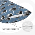 thumbnail image 3 of Logiee Astronaut Print Pillow Case,Throw Pillow Covers, Double Sided Plush Cushion Cover for Couch Sofa Bed, Only Pillowcase-16"x24", 3 of 6