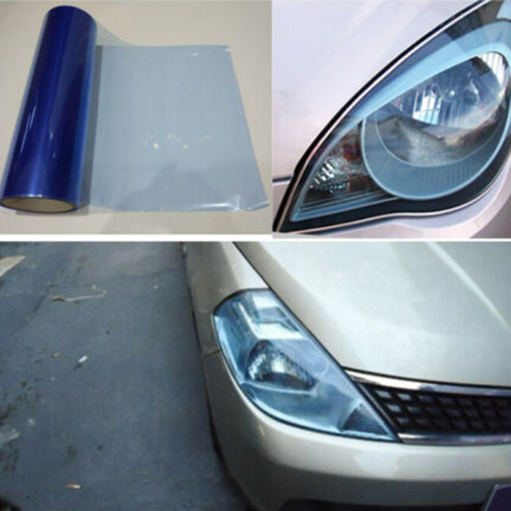 Car Headlight Taillight Fog Light Sticker Tint Protector Film Vinyl