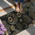 thumbnail image 4 of Black Gothic Sun Moon Pattern Door Rugs,Washable Non Slip Door Mats Indoor,Decorative Door Mats,Entry Mat Indoor for Entrance,Bedroom,Kitchen,Bathroom,20"x32", 4 of 6