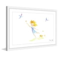 thumbnail image 2 of Marmont Hill "Girl with Birds" by Maya Gur Framed Painting Print, 2 of 4