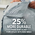 thumbnail image 3 of Glad ForceFlex MaxStrength Tall Kitchen Drawstring Trash Bags, 13 Gallon, Fresh Clean, 40 Ct, 3 of 9
