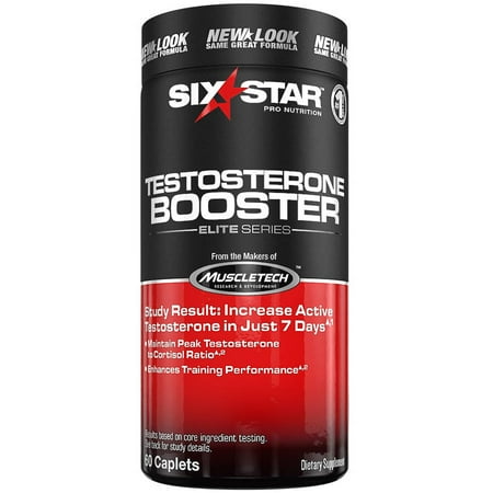 Six Star Pro Nutrition Testosterone Booster Capsules, 60 (Best Testosterone Booster Walmart)