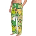 thumbnail image 6 of Salouo Cartoon Frog Print Pajama Pants for Men, Lounge Pants Elastic Waistband Casual Men's sleepwear Loungewear Sleep Pajama Pant -Large, 6 of 7