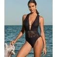 thumbnail image 2 of Kenneth Cole See You Swoon Plunge One-Piece, 2 of 2