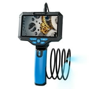 Andoer 5'' IPS Screen Borescope Camera, Dual Lens Inspection Camera with Light, 1920P Industrial for Automotive/Home/Wall/Pipe/Car
