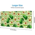 thumbnail image 4 of Avocado Green Striped Large Gaming Mouse Pad with Stitched Edges,Extended Mousepad,Non-Slip Base,Water Resist Keyboard Pad,Desk Mat for Gamer,Office & Home,31.5 X 11.8 in, 4 of 7