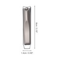 thumbnail image 4 of Unique Bargains Beautiful Box Slant Nail Clipper Kit Gradient 1 Set Silver Tone 4, 4 of 6