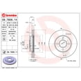 thumbnail image 2 of 2 DISCOS VENTILADOS Delanteros - Compatible con FORD Focus 2.3L L4 2003 - 2004 BREMBO ., 2 of 5