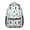 Bigfoot and Deer, variant on Bigfoot and Human Black Pattern Backpack for School, Cute School Bag with Adjustable Shoulder Straps and Padded Back, 15.3"x11"x6.7"