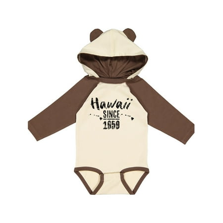 

Inktastic Hawaii Since 1959 Gift Baby Boy or Baby Girl Long Sleeve Bodysuit