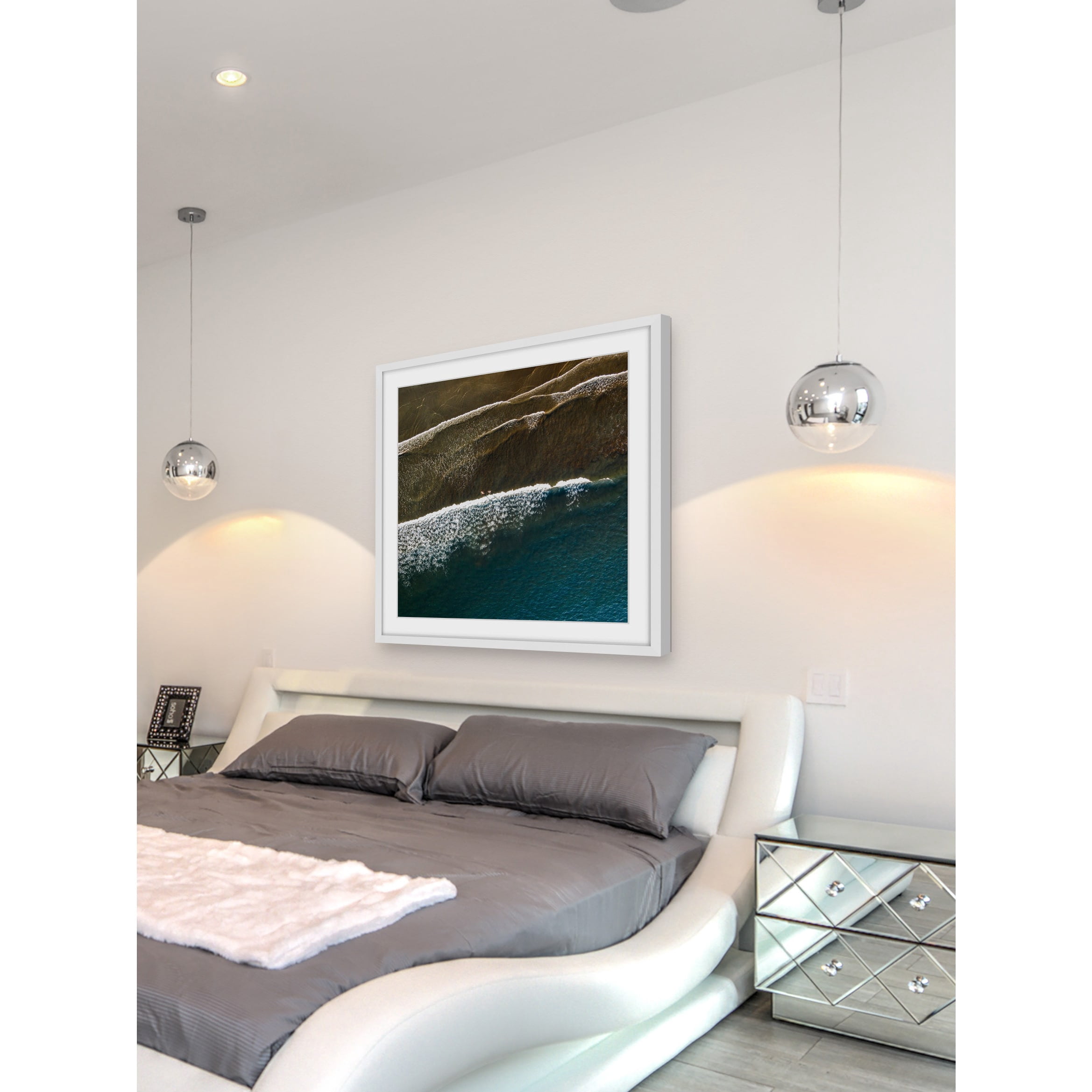 Marmont Hill "Color Changes" By Karolis Janulis Framed Painting Art Print, 18.0" x 1.5"