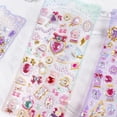 thumbnail image 4 of 3D Relief Stickers Kawaii Delicate 3D Gilding Stickers Cute Self-Adhesive Decals Mini Relief Tiny Micro Decals Scrapbooking Journal Sticker, 4 of 7