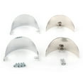 thumbnail image 7 of BFY 4pcs Motorcycle Front Turn Signal Lamp Light Visors Covers Chrome for Harley Davidson Touring 1986-2017 FLHT & FLSTC, 7 of 7