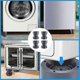 thumbnail image 3 of Adjustable Height Washing Machine Support, Anti Vibration Washing Machine Foot Pad, Washing Machine Pad 4PCS, 3 of 5