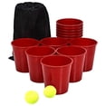 thumbnail image 1 of Hi,Fancy Giant Bucket Pong Game Set for Indoor Outdoor Beach Camping Tailgating Lawn Backyard, 1 of 9