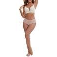 thumbnail image 2 of INSPIRE CHIC Women's Bras Front Close Wireless Push Up Nursing Adjustable Spaghetti Straps Back Hooks Maternity Bra S Light Beige, 2 of 5