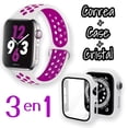 thumbnail image 1 of Correas para Apple Watch compatible con 38mm / 40mm + Case protector de pantalla con Cristal Templado. Estilo Sport, ideal para hacer ejercicio. Mamá Pulpo Sport con case, 1 of 4