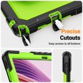 thumbnail image 7 of for Lenovo Tab 10.1/ Tab K10C Case 10.1 inch 2025, 360 Rotating Shockproof Cover with Stand, Handle, Shoulder Strap, Lime Panel, 7 of 7