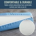 thumbnail image 2 of DMI® Lightweight Comfort Foam Roll Support Pillow, 3 1/2" x 19", Blue, 2 of 5