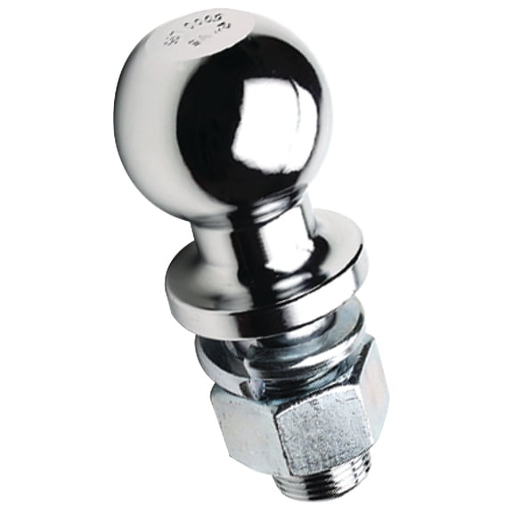 SeaChoice 53221 Chrome Class IV & V 2-5/16" Dia. Trailer Coupler Ball with 1-1/4" x 2-3/8" Shank & 10,000 lb. Capacity