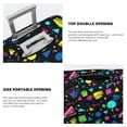 thumbnail image 4 of Haiem Geometric 1980s Styled Luggage Cover Printed Suitcase Covers for Luggage Elastic Washable Suitcase Protector Fits 18-32 Inch Luggage-X-Large, 4 of 8